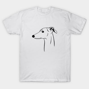 Italian Greyhound (Black and White) T-Shirt